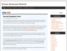 Tablet Screenshot of dreambusinessmethod.com